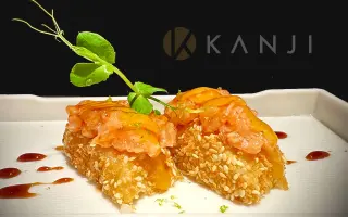 SALMON CRISPY RICE